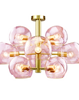 Taklampe Cloud 12 Rosa