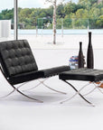 Lounge_Chair_in_Brown_Leather_and_Polished_Chrome_with_Ottoman