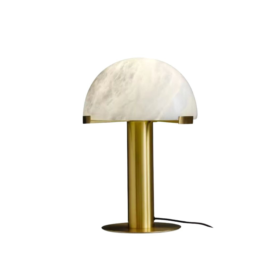 Bordlampe-Alabaster-Messing