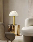 Bordlampe_Alabaster_Messing