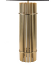 Bordlampe_Messing_Sort_Lampeskaerm