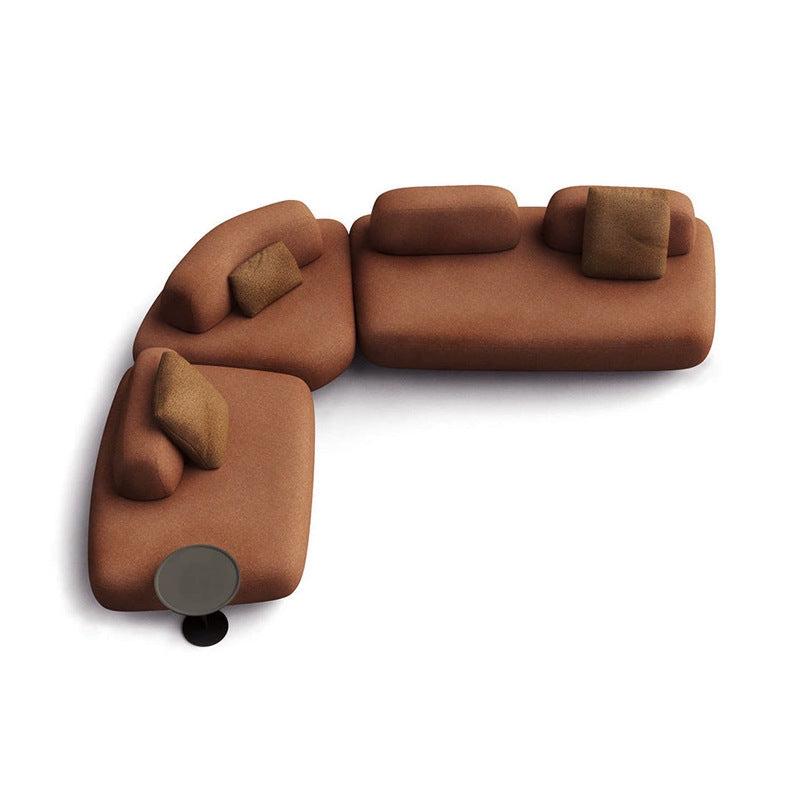 Cognac farvet hjørnesofa