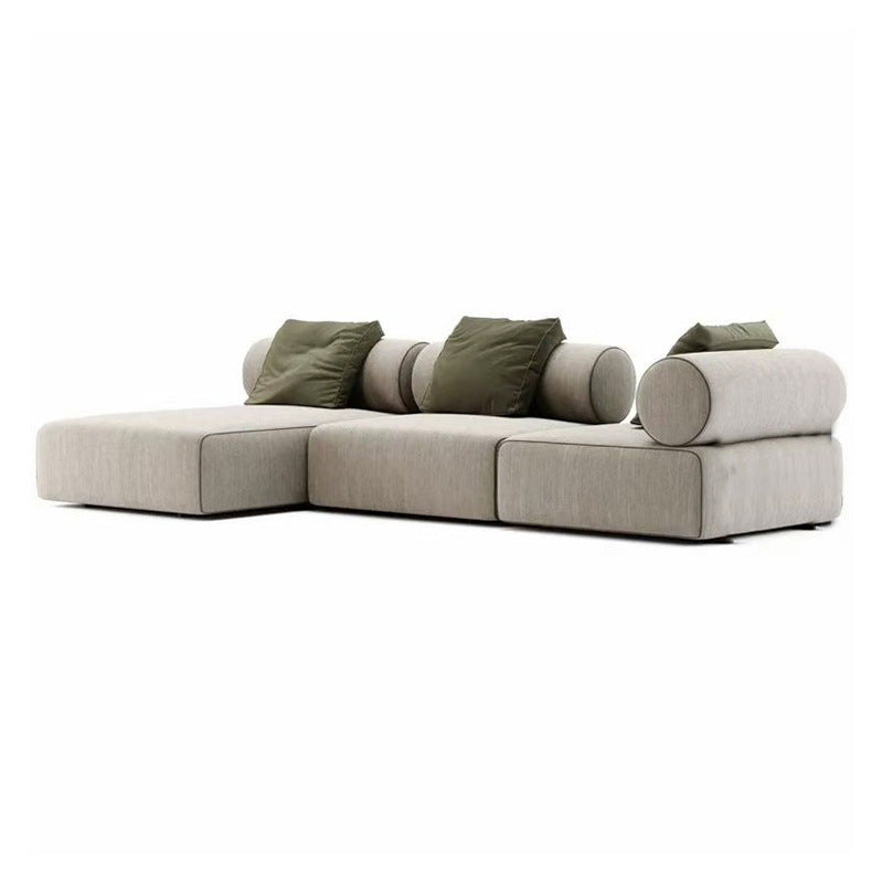 Flot klassisk sofa med runde ryglæn