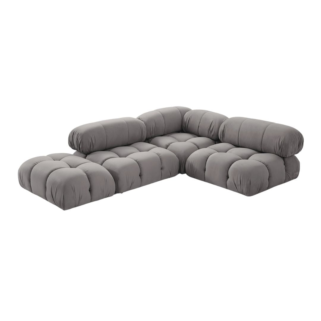 Hjoerne_Modulsofa-Bubble_Med_Puf_i_Lysegraa_i_Ruskind