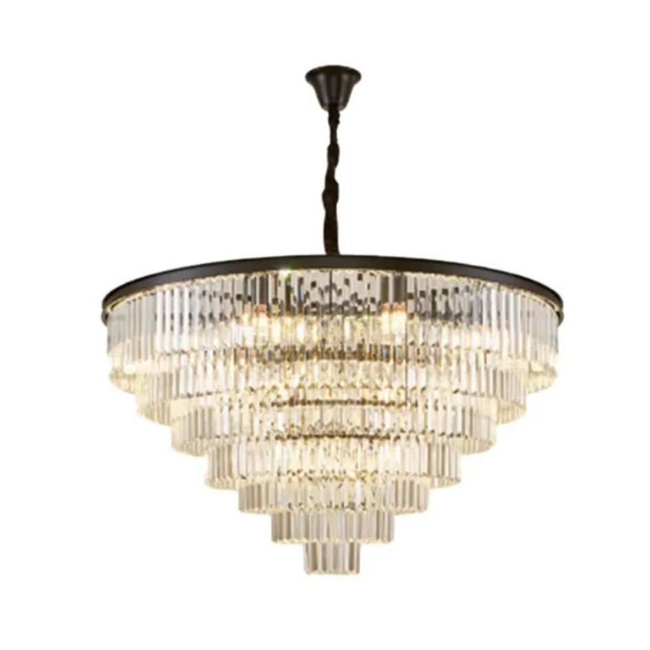 Krystal Lysekrone Tradition Klar 110 cm