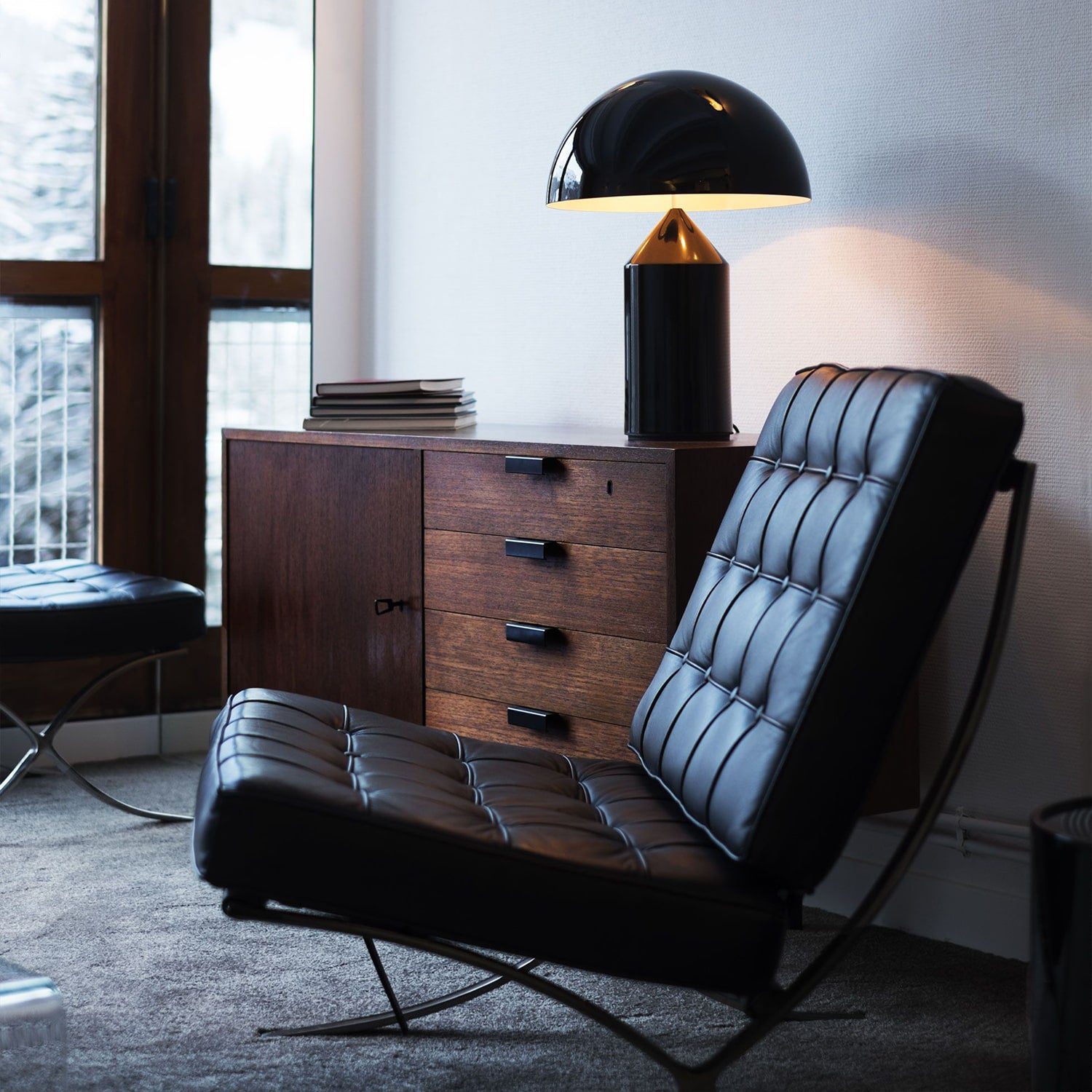 Vintage_Bordlampe_Sort