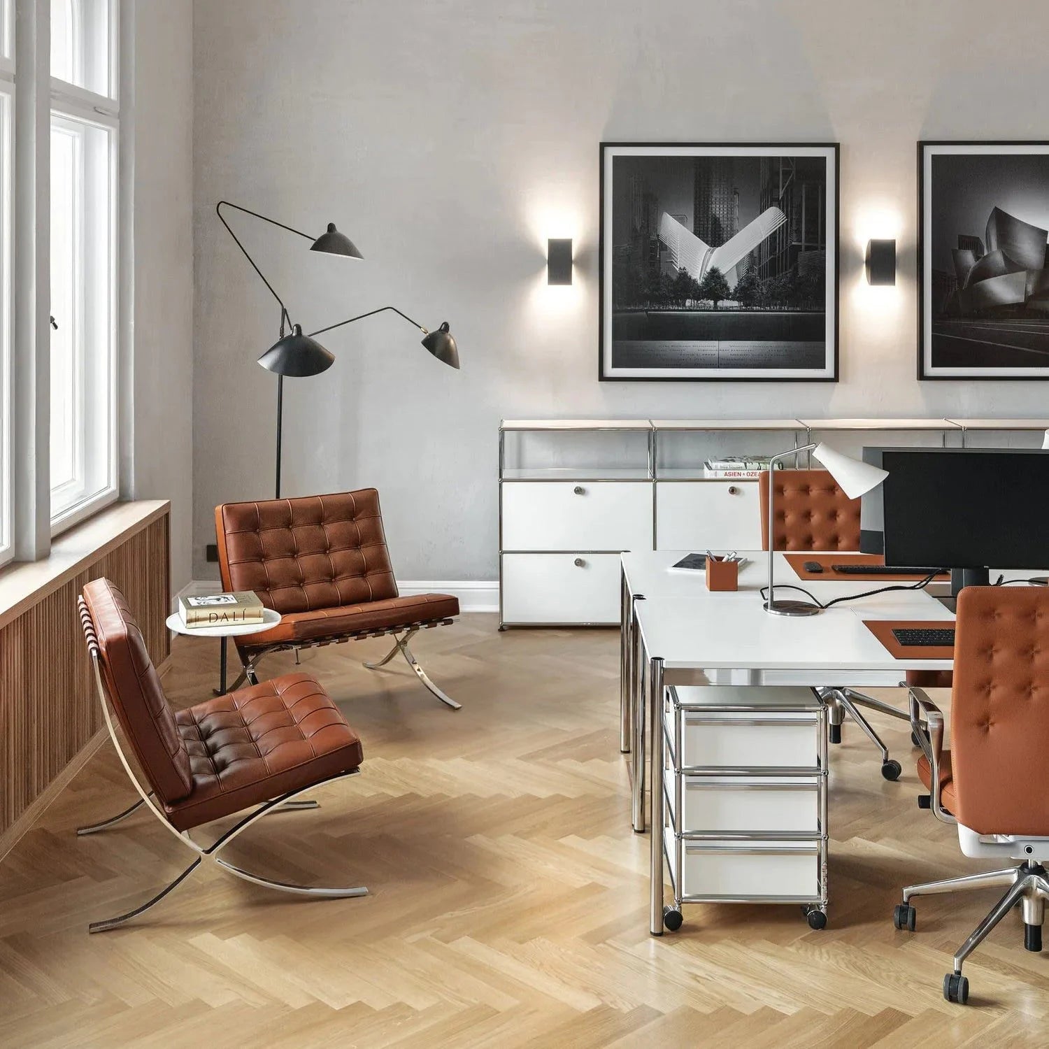 Lounge_Chair_in_Brown_Leather_and_Polished_Chrome