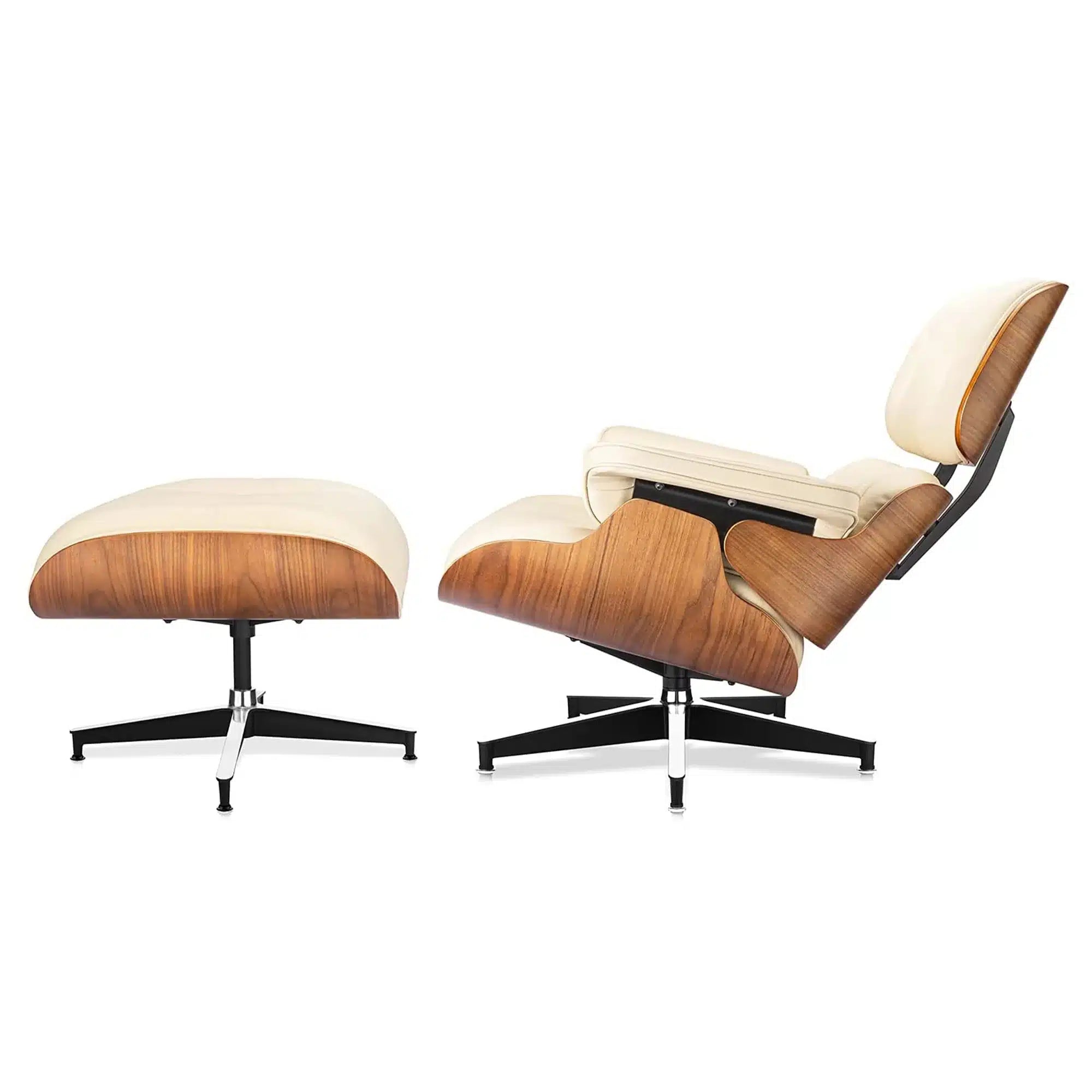 Recliner_lounge_chair_with_ottoman_white_leather