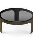 Sofabord_Victor_Rund_Glas_Bronze