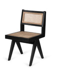 Stol_Rattan_Sort_Uden_Armlaen