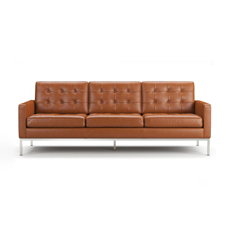 Stor cognac farvet sofa