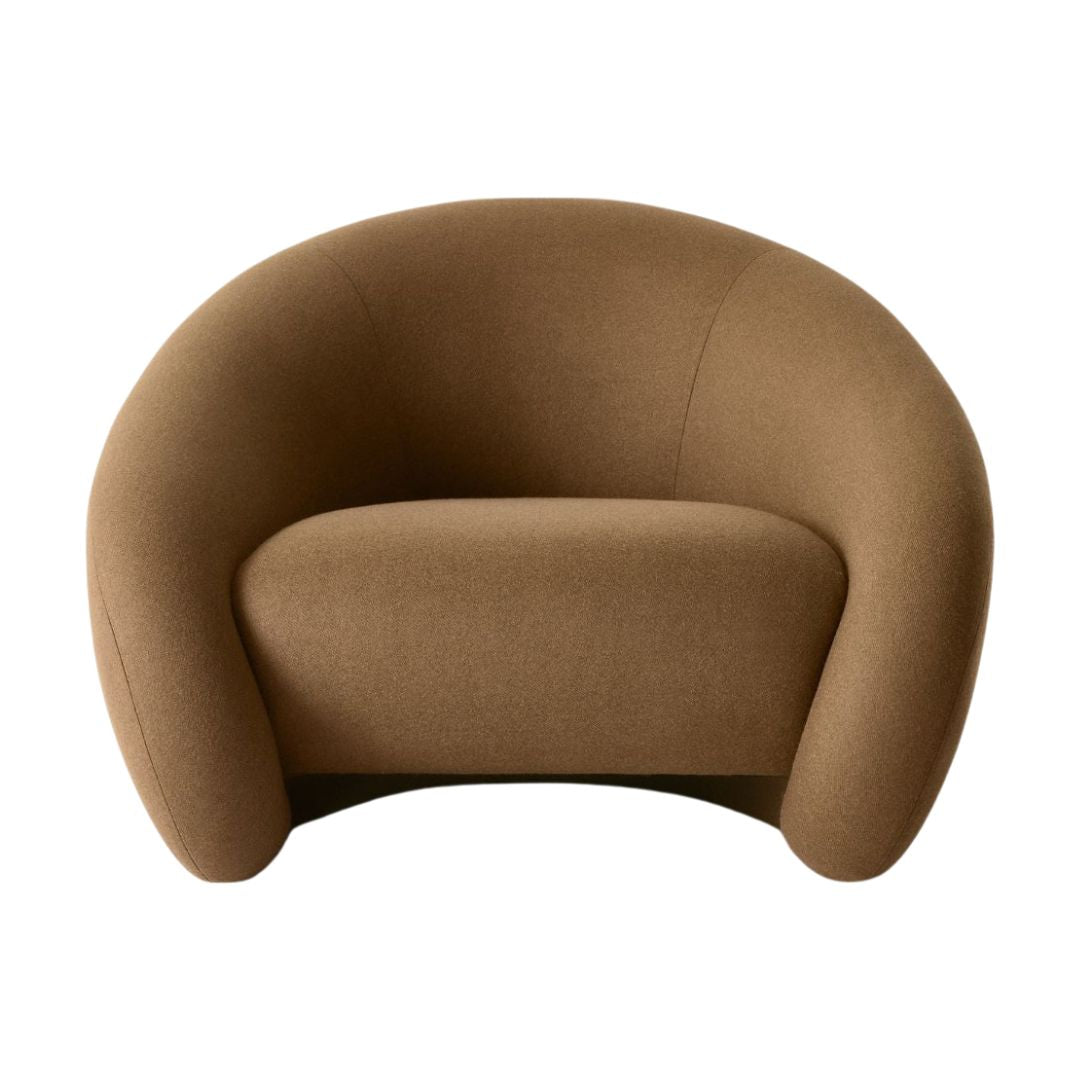 Unik_Loungestol_i_Brun_Polstring