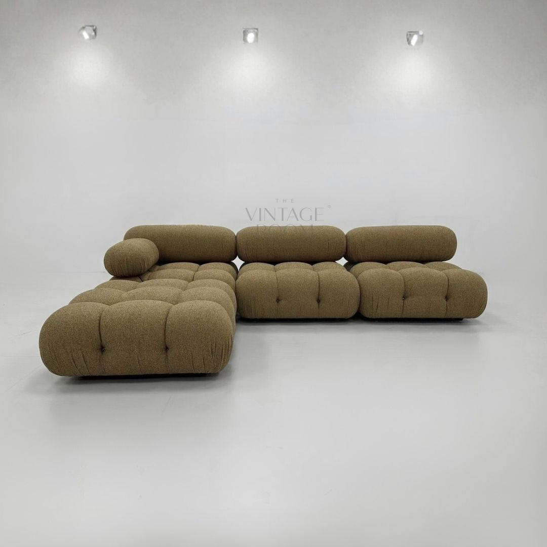 Bubble modulsofa i luksuriøst stof til moderne stue