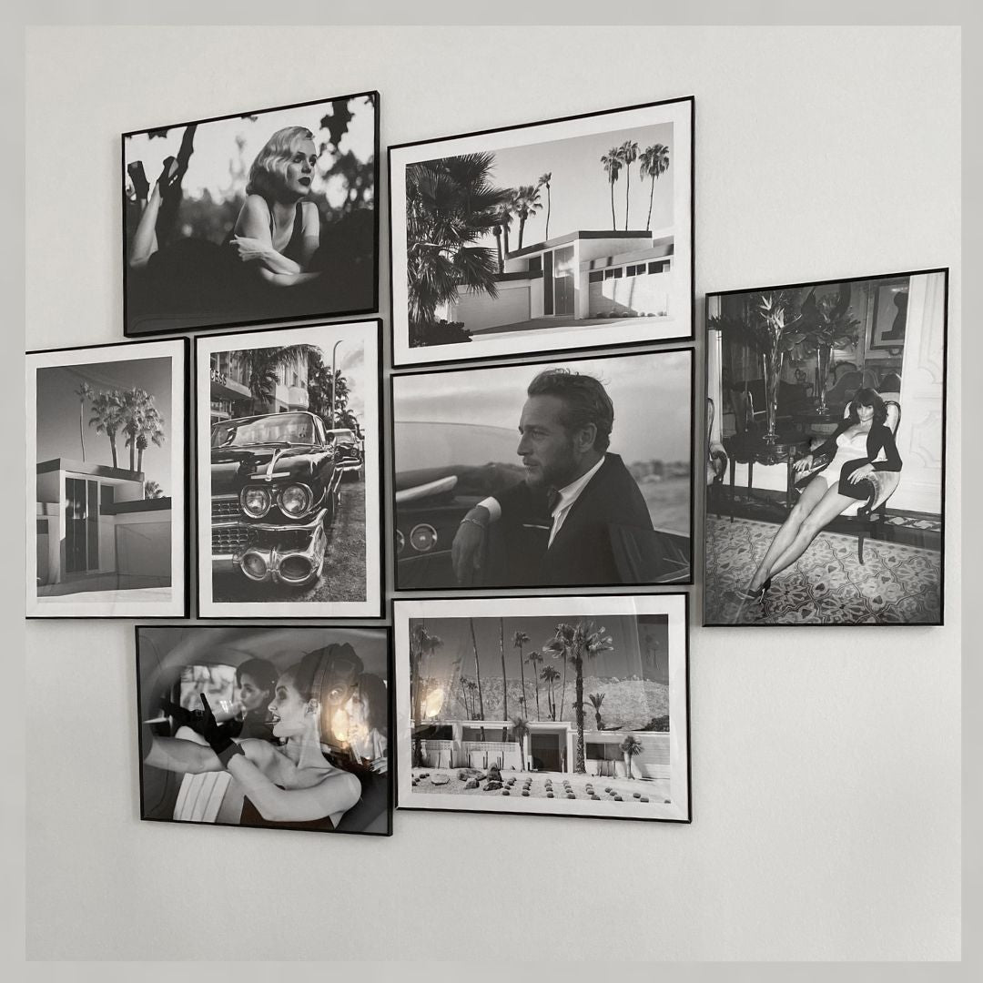 Limited edition-fotografi af Philippe Hugonnard med arkitektonisk motiv i eksklusiv sort ramme.