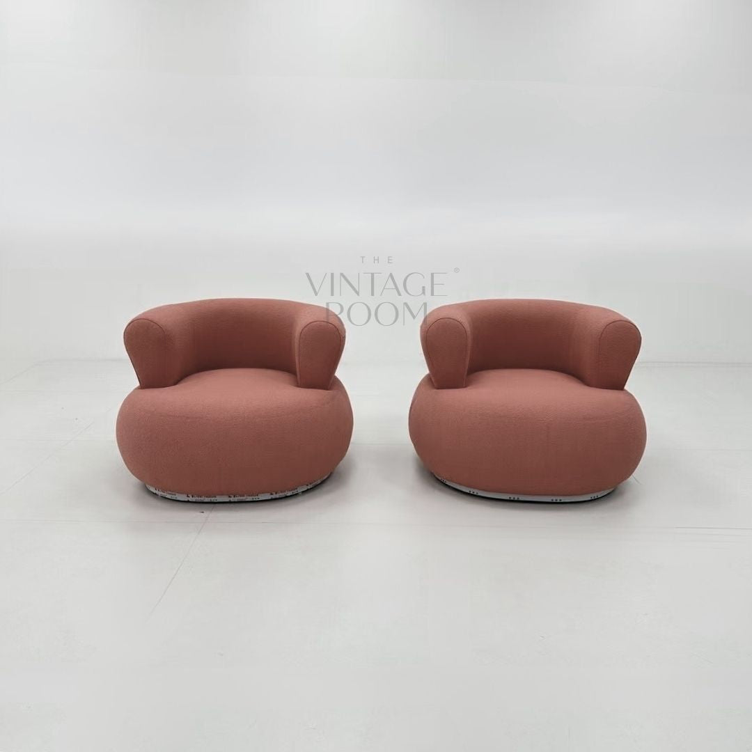 Stilfuld og elegant designer loungestol til moderne stue eller lounge